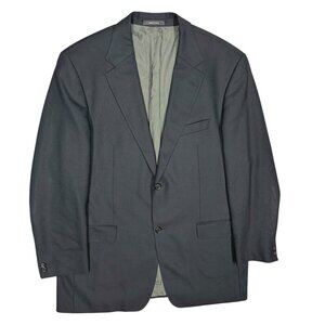 Hugo Boss Hopsack Blazer Wool Sport Coat Black "Tizian" 44L